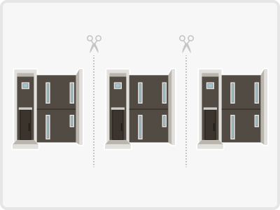 戸建賃貸のイラスト