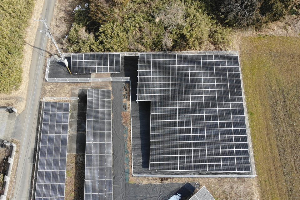 野立て太陽発電